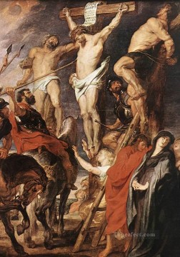  Ross Oil Painting - Christ on the Cross between the Two Thieves Baroque Peter Paul Rubens